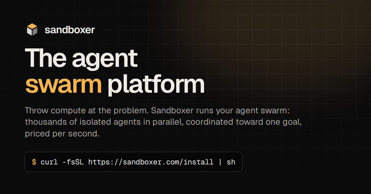 Sandboxer — Sandboxer(by @jonoringer)